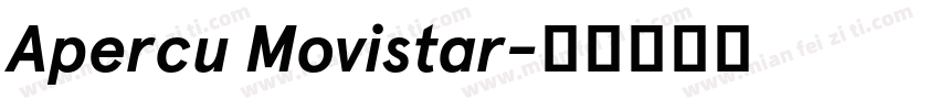 Apercu Movistar字体转换